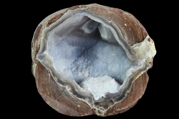 Crystal Filled Dugway Geode (Polished Half) #121704
